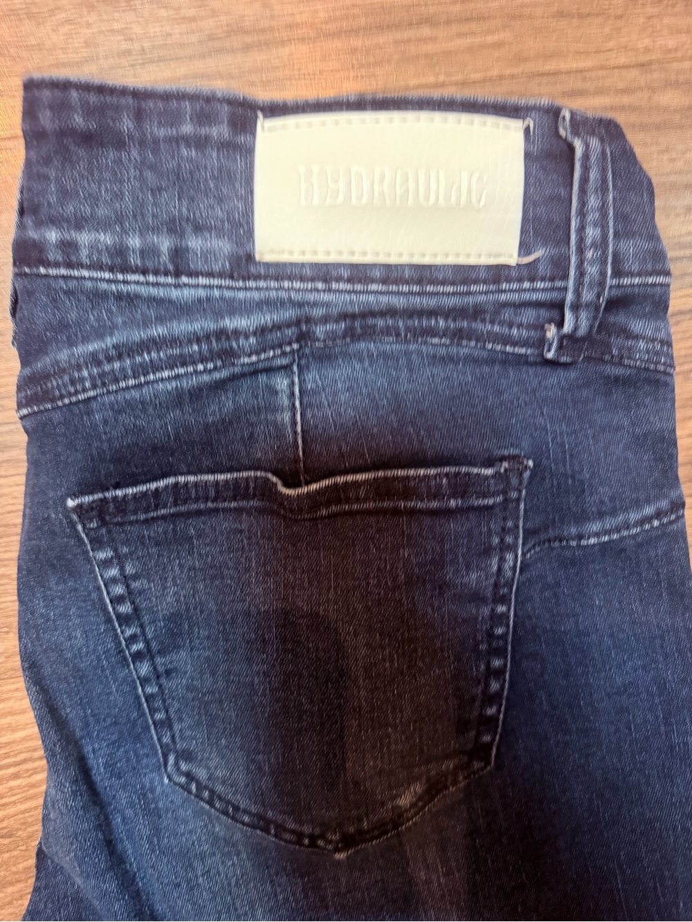 Hydraulic Dark Blue capri/ankle Crop Jeans - Picture 6 of 6
